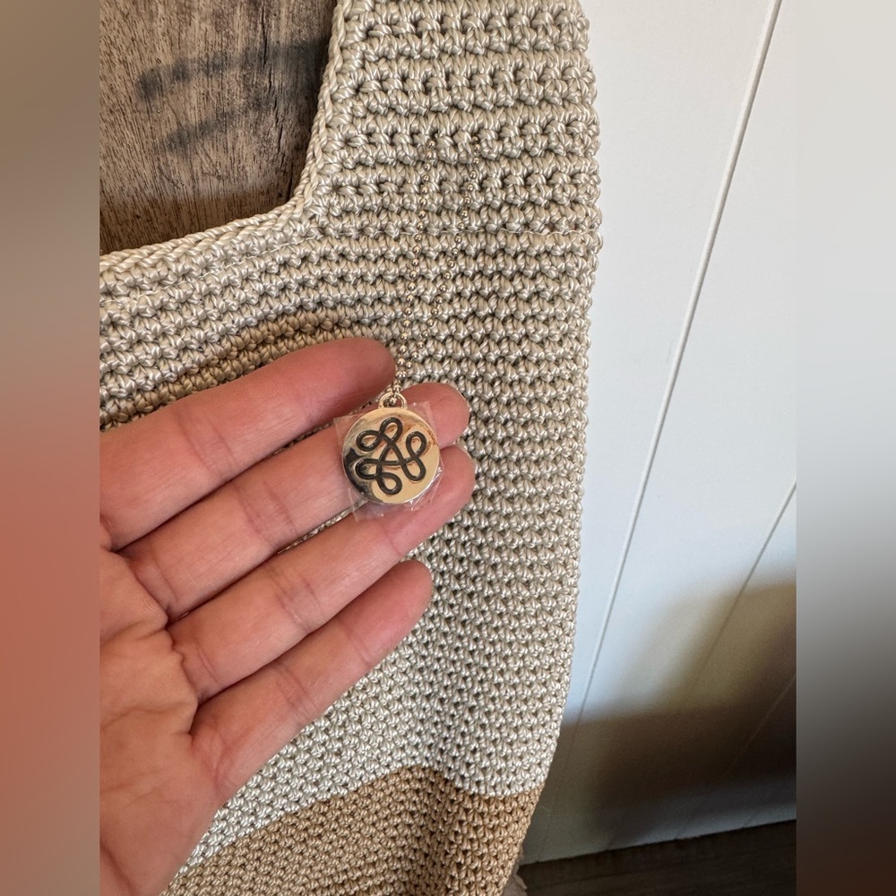 THE SAK HANDBAG Original Gen Hobo beige Color Bag Crocheted Shoulder Purse NWT - Picture 5 of 12